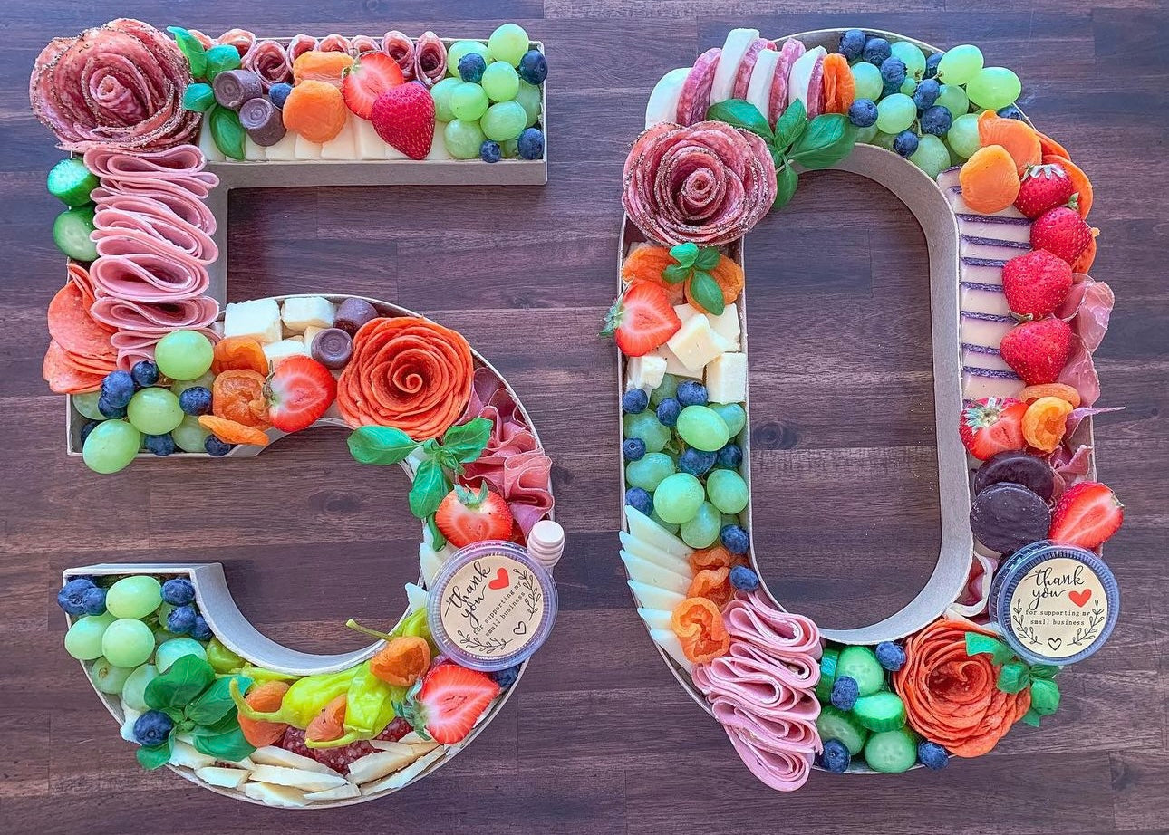 Charcuterie Numbers & Letters